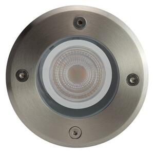 Corp de iluminat de exterior pentru căi de acces LUKKA CONNECT 1xGU10/4W/230V IP67 crom mat rotund