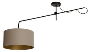 Lustră LED reglabilă, montaj aplicat VENICE 1xE27/60W/230V bej/auriu