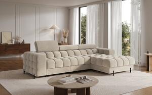 Colțar lemn masiv Felaro extensibil 285×181 cm - aura 18