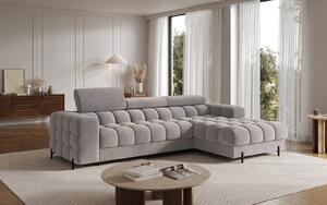 Colțar lemn masiv Felaro extensibil 285×181 cm - aura 04