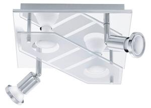 Spot LED RGBW dimabil Eglo 75379 CABO-C 4xGU10/4W/230V + telecomandă