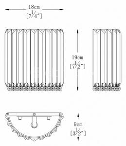Aplică de cristal PRINCE 1xG9/42W/230V Zuma Line W0360-01A-B5AC