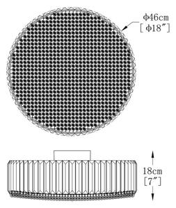 Brilagi - Lustră LED cu cristale GLAMOUR, 5x G9, 42W, 230V