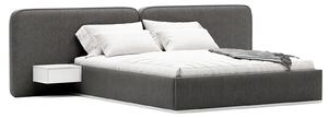 Set Pat Latte Tapitat fara Saltea 140/160/180x200cm - 140x190