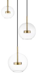 Lustră LED pe cablu Zuma Line P0428-03L-L4AC ENCELADUS 3xLED/5W/230V auriu