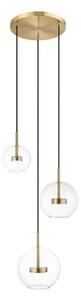 Lustră LED pe cablu Zuma Line P0428-03L-L4AC ENCELADUS 3xLED/5W/230V auriu