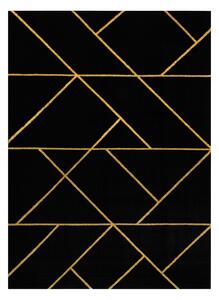 Exclusiv EMERALD covor 1012 glamour, stilat, geometric negru / aur