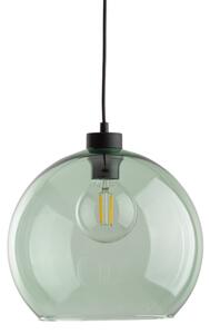 Pendul pe cablu CUBUS 1xE27/15W/230V negru/verde fumuriu
