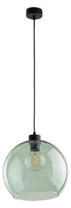 Pendul pe cablu CUBUS 1xE27/15W/230V negru/verde fumuriu