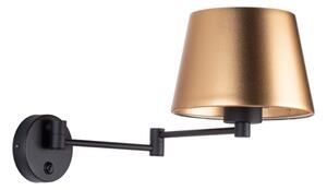 Aplică de perete GLORY 1xE27/15W/230V auriu/negru