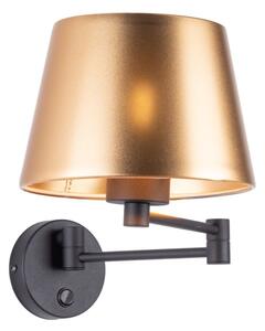 Aplică de perete GLORY 1xE27/15W/230V auriu/negru
