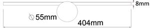 Aplică LED pentru oglindă Zuma Line W89949-6W-CH CAMARA LED/6W/230V IP44 crom