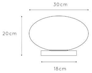 Lampă de masă ONLI JANET 1xE27/6W/230V d. 30 cm