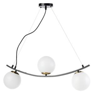 Lustră pe cablu ONLI TRIO 3xE14/6W/230V negru