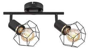 Spot Rabalux 71066 FRAN 2xE27/40W/230V negru