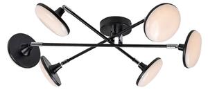 Lustră LED aplicată Rabalux 71063 MADI LED/24W/230V 3000K negru