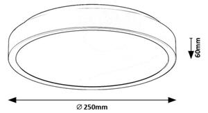 Plafonieră LED pentru baie Rabalux 71257 SAMIRA LED/18W/230V IP44 alb
