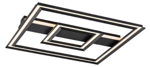 Rabalux 71071 - Plafonieră LED SIDONA, 48 W, 230 V, 3000 K, neagră