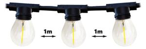 Lanț decorativ de exterior MIMOSA 10xE27/1,3W/230V IP44 10 m