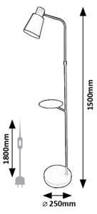 Lampadar Rabalux 74229 AZIM 1xE27/40W/230V negru