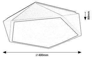 Rabalux 71251 - Plafonieră LED RAFFA, 30 W, 230 V, 3000 K