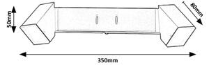 Aplică LED Rabalux 71271 KESSY 2xLED/4W/230V 3000K