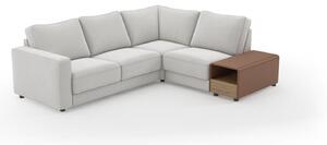 Canapea lemn masiv Alexandria 330 x 245 cm - Stânga