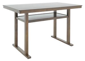 Masa Bar Trevor Lemn De Arobore De Cauciuc Blat MDF Finisaj Nuc 150x90 Cm