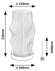 Lampă de masă Rabalux 74189 TIANA 1xE14/25W/230V