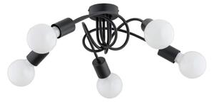Lustră aplicată FARTA 5xE27/60W/230V negru