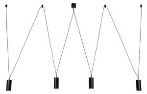 Lustră pe cablu Rabalux 73038 SENOBIA 4xGU10/5W/230V