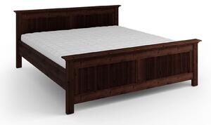 Pat lemn masiv Rosalia 160/180/200x200cm - 160x200