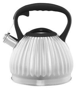 Ceainic inox 2.5L(3L), argintiu, Curly