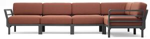 Canapea Modulara Exterior Nardi - Maximo 5 - BASALTO cannella Sunbrella®