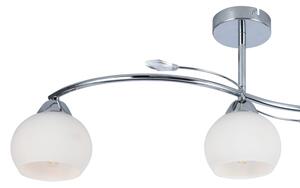 Lustră pe tijă CONNOR 3xE27/15W/230V crom lucios/alb