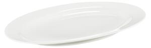 Platou oval 30.5x21cm, Aura White