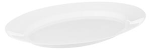 Platou oval 30x22cm, sticla opal, Basic