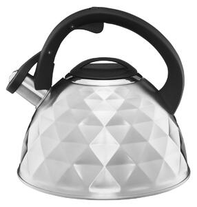 Ceainic inox 2.5L(3L), argintiu, Diamond