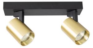 Spot VOLF 2xGU10/10W/230V auriu/negru