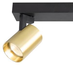 Spot VOLF 2xGU10/10W/230V auriu/negru
