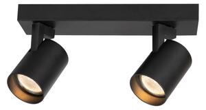 Spot VOLF 2xGU10/10W/230V negru
