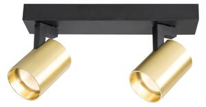 Spot VOLF 2xGU10/10W/230V auriu/negru