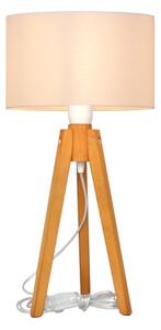 Lampă de masă ALBA 1xE27/15W/230V alb/stejar