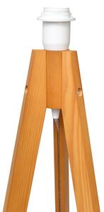 Lampadar HELEN 1xE27/15W/230V crem/auriu/stejar