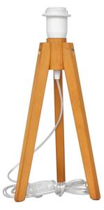 Lampă de masă ALBA 1xE27/15W/230V crem/stejar