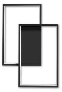 Plafonieră LED dimabilă 45W/230V 3000-6500K, negru, cu telecomandă