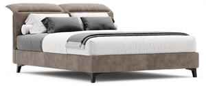 Pat Mojo Tapitat cu Saltea 120/140/160/180x200cm - 120x200