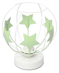 Lampă de masă pentru copii STARS 1xE27/15W/230V verde/alb