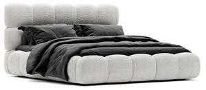 Pat Olivia Tapitat cu Saltea 120/140/160/180x200cm - 120x200