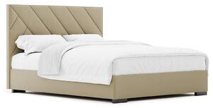 Pat Boston Tapitat cu Saltea 120/140/160/180x200cm - 120x200